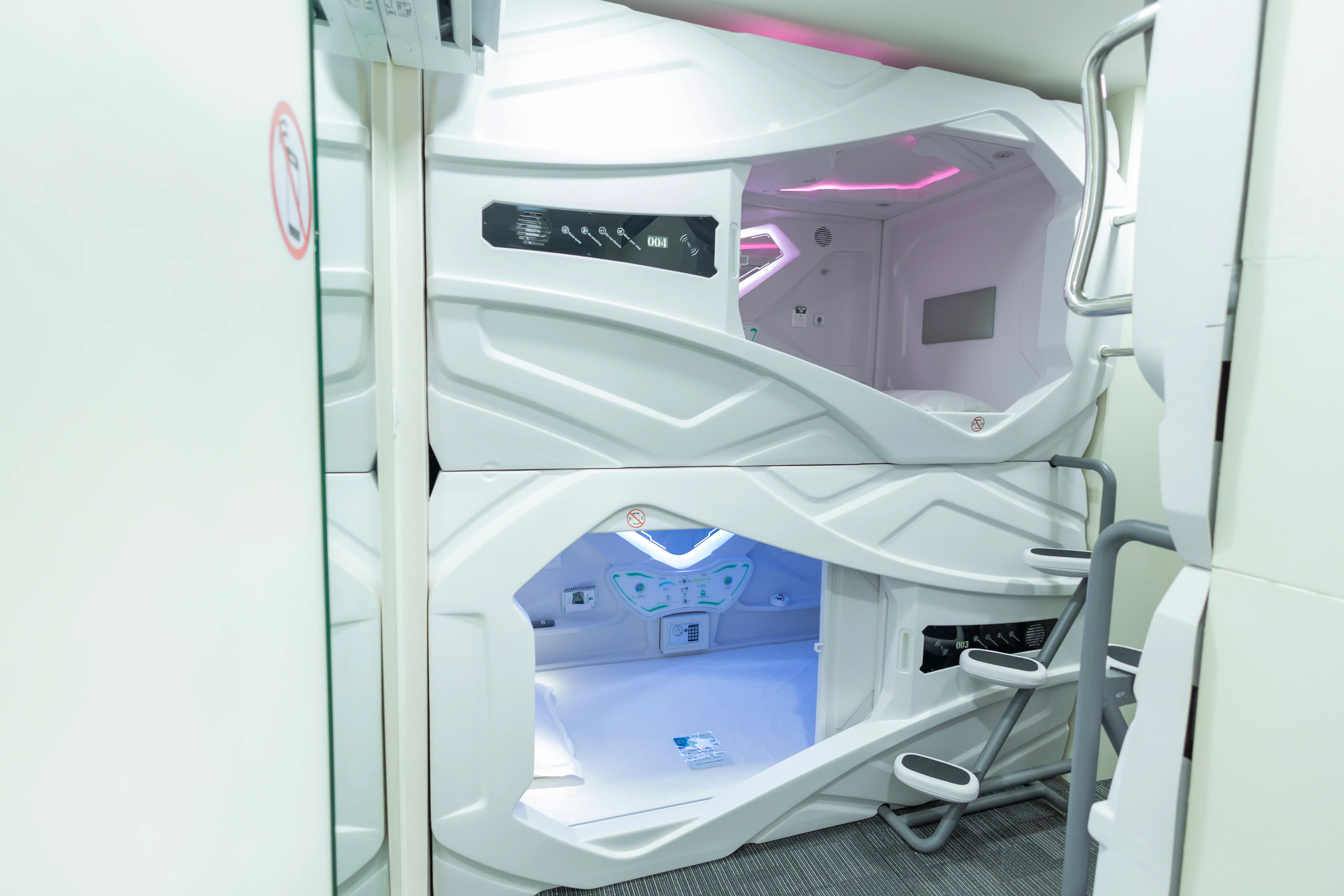 Private hourly sleep pod at Nap Junction